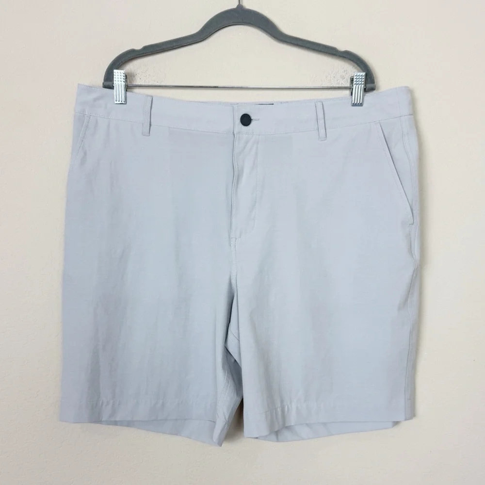 Faherty Men’s All Day 9” Shorts | Ice Grey | Size 38”